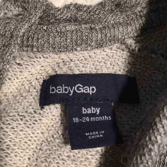 Gap heather gray sweater dress with bloomers - Picture 2 of 6